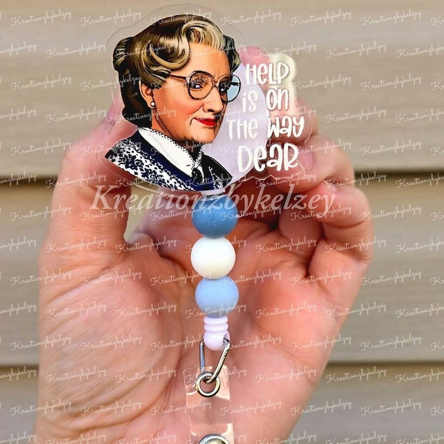 Help is on the way healthcare badge reel