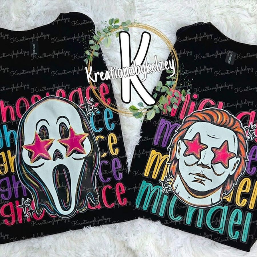 A set of spooky season T-shirts